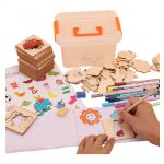 100 darabos Rajzoló készlet Tanuljunk meg rajzolni