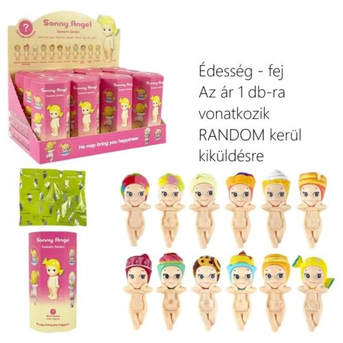 Sonny Angel Varázslatos Mini Baba – Édesség fej (1 db, véletlenszerűen)
