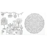 Johanna Basford Titkos kert felnőtt színező könyv