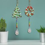 Gyémántszemmel kirakható karácsonyi függő dísz