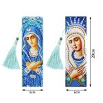 Szűz Mária könyvjelzők gyémántszemes kirakó kreatív szett