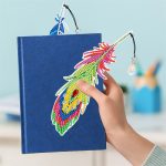 Mintás könyvjelzők gyémántszemes kirakó kreatív szett