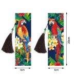 Papagájos könyvjelzők gyémántszemes kirakó kreatív szett