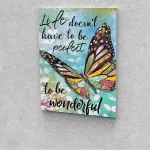 Pillangós plakát festés számok alapján kreatív készlet keret nélkül 40x50