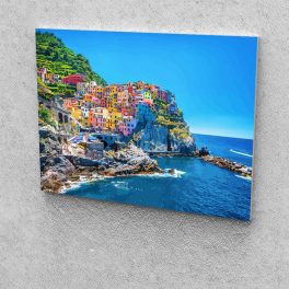   Cinque Terre festés számok alapján kreatív készlet 40x50