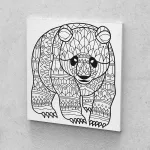 Kifestők szünidőre két vászon festékekkel ecsetekkel kreatív festés szettben 7