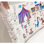 Színezhető visszaszedhető tapéta kreatív termék gyermekeknek