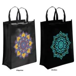 Sötétben világító gyémántszemek mandala minta táska gyémántszemes kirakóval kreatív termék