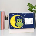 2026-os DIY Gyémántszemes Asztali Naptár –Baglyos