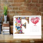 2026-os DIY Gyémántszemes Asztali Naptár –Betűs