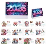 2026-os DIY Gyémántszemes Asztali Naptár –Cuki nénis bácsis