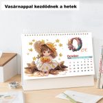 2026-os DIY Gyémántszemes Asztali Naptár –Babás