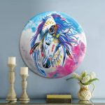 Lovas faldísz gyémántszemes kirakó