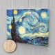 Fa alapú Van Gogh Csillagos Éj festés számok alapján kreatív készlet 40x50