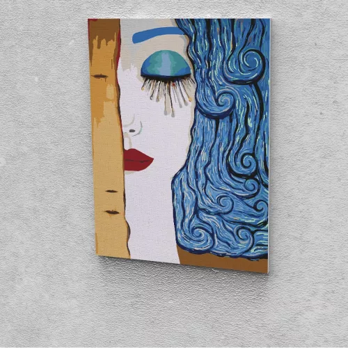 Freya festés számok alapján kreatív készlet kerettel 40x50