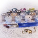 Színes Velence festés számok alapján kreatív készlet keret nélkül