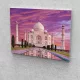 Taj Mahal festés számok alapján kreatív készlet kerettel