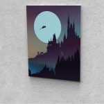 Mágikus utazás festés számok alapján kreatív készlet kerettel