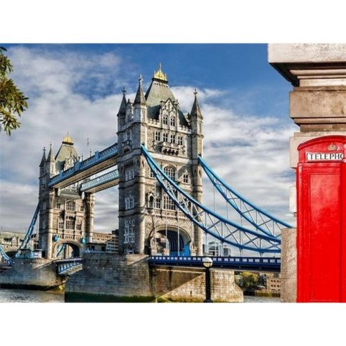 Tower Bridge festés számok alapján kreatív készlet keret nélkül