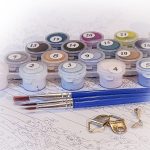 Erdei folyó festés számok alapján kreatív készlet keret nélkül 60x70