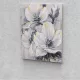 Fehér virágok festés számok alapján kreatív készlet kerettel 40x50