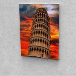 Pisa festés számok alapján kreatív készlet keret nélkül 60x70