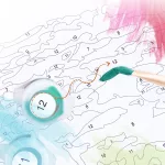 San Francisco naplementében festés számok alapján kreatív készlet keret nélkül 60x70