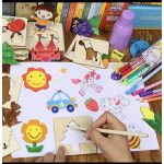 20 darabos Rajzoló készlet Tanuljunk meg rajzolni