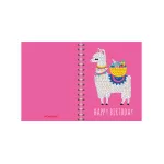 Alpakás mini spirál jegyzetfüzet gyémántszemes kirakó 10x14,5 cm