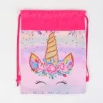 Egyszarvú  szempillákkal tornazsák gyémántszemes kirakóval