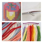 DIY Keresztszemes hímző szett Őzike Készlet  (40x40 cm)