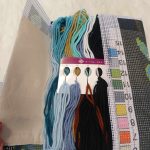 Baglyos párna hímzés kézimunka készlet