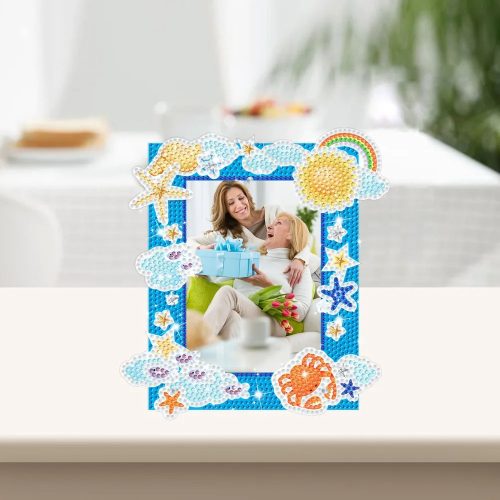 Csináld Magad Gyémántszemes Képkeret – Ég és Tenger Témájú