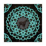 Sötétben világító Csillagos éj kör alakú kövekkel kreatív gyémánt kirakó