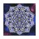 Sötétben világító Harmónia Mandala kör alakú kreatív gyémánt kirakó