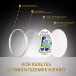 Szerelem különleges kör alakú Gyémántszemes kirakó kör alakú plexi kerettel 