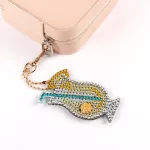 Party poharak gyémántszemes kirakó kulcstartók 