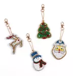 Karácsony Rénszarvassal gyémántszemmel kirakható kulcstartók