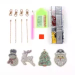 Karácsony Rénszarvassal gyémántszemmel kirakható kulcstartók