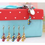 Violinkulcs gyémántszemes kirakó kulcstartók 