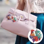 Kakasok gyémántszemmel kirakható kulcstartók