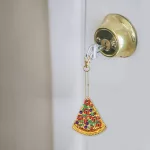 Hamburger hotdog popcorn gyémántszemmel kirakható kulcstartók