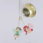 Tündérkék gyémántszemmel kirakható kulcstartók