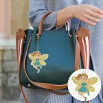 Tündérkék gyémántszemmel kirakható kulcstartók