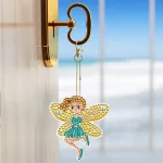 Tündérkék gyémántszemmel kirakható kulcstartók