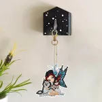 Indián kislány gyémántszemmel kirakható kulcstartók