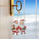 Mikulás 6 részes gyémántszemmel kirakható kulcstartók