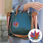 Levelek 8 részes gyémántszemmel kirakható kulcstartók