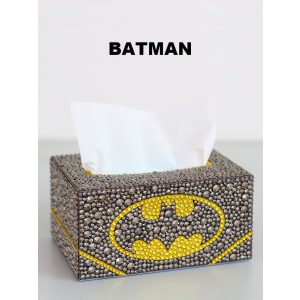 Batman zsebkendőtartó doboz gyémántszemes kirakó Batman zsebkendőtartó doboz gyémántszemes kirakó