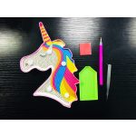 Gyémántszemes kirakó unikornis kis lámpa